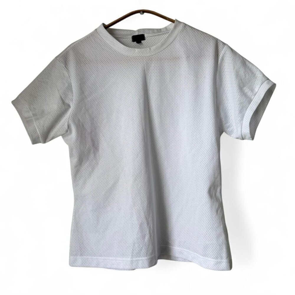 Vintage Y2K White Boys Co. mesh shirt